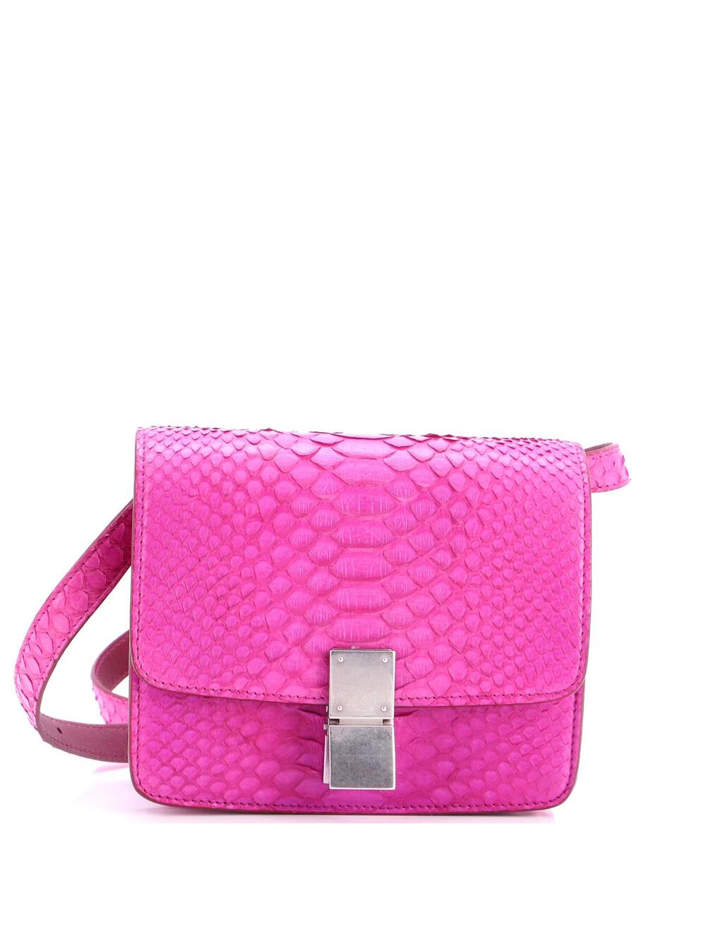 Celine Classic Box Bag Python Small #248530C13B